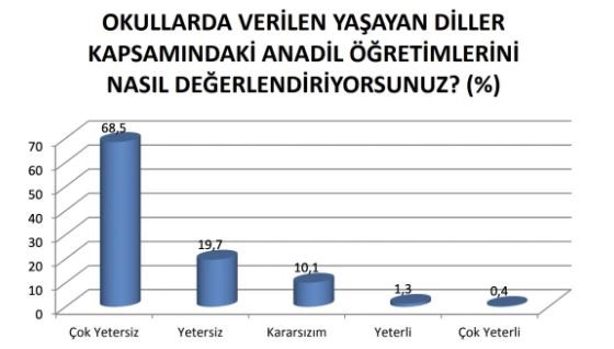 Devlet kurumlarında çalışanların yarıdan fazlası anadilinde konuşmaya çekiniyor - Resim : 22