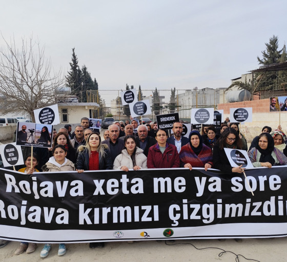 Emine Şenyaşar, Suruç'taki Kobanê nöbetine katıldı: 'Kobanê için adalet demeye devam edeceğim'