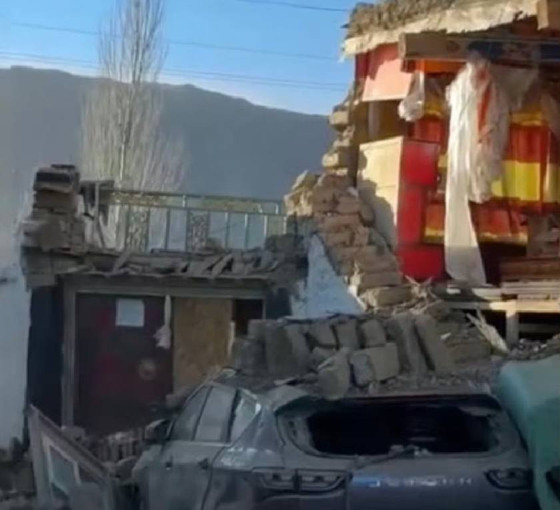 Tibet depreminde ölü sayısı 95'e, yaralı sayısı 130'a yükseldi