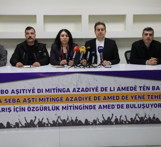 Diyarbakır'daki 'Barış ve Özgürlük' mitingine çağrı: 'Hep birlikte barışı sağlayalım'