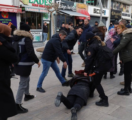 Van'da 18 gözaltı: Eşitlik isteyen tüm kadınlara saldırı