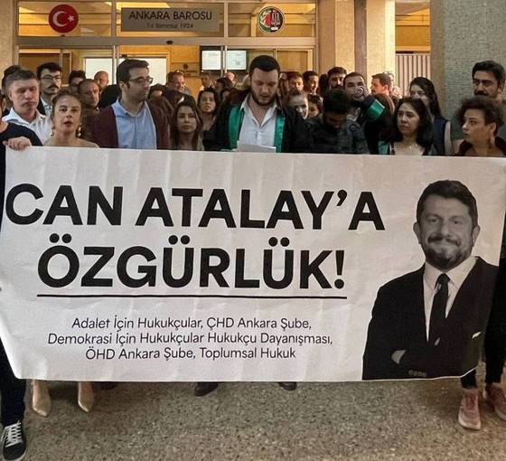 Can Atalay'ın serbest bırakılmasını isteyen 13 avukata soruşturma