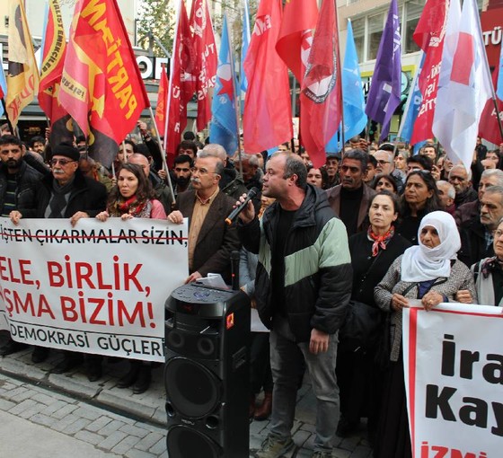 Van'a kayyım atanması Ankara ve İzmir'de protesto edildi: 'Direneceğiz ve kazanacağız'