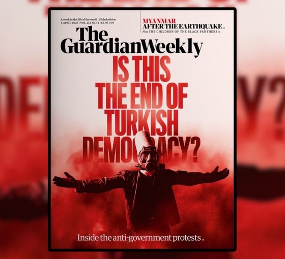 The Guardian Weekly Saraçhane eylemlerini kapağına taşıdı