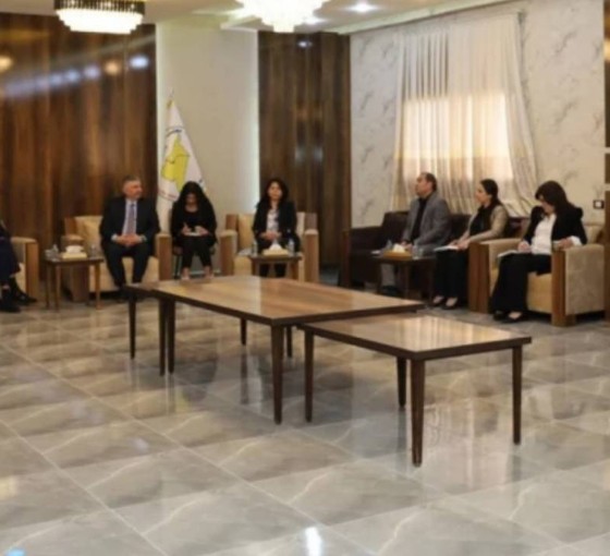 Avrupa heyeti Mazlum Abdi ile görüştü