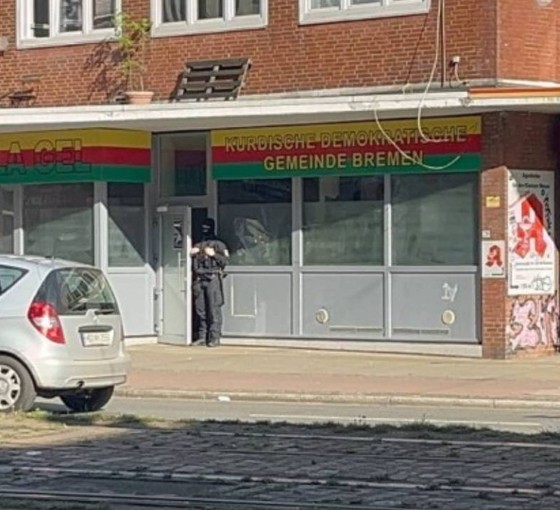 Almanya’da Demokratik Kürt Toplum Merkezi’ne polis baskını