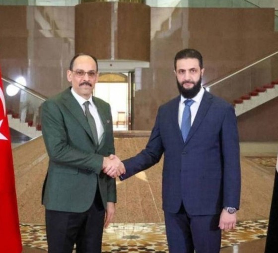 İbrahim Kalın Şam'da Colani ile görüştü