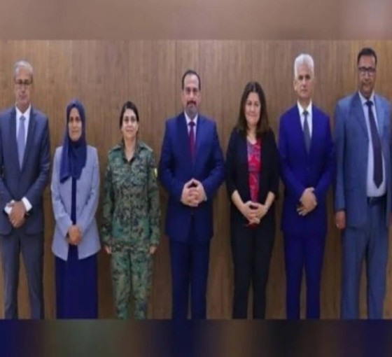 Özerk Yönetim'den bir heyet Şam'a gitti