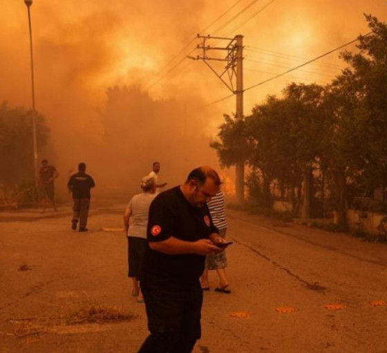 İzmir'de yangınlar 2'nci gününde: 10 mahalle boşaltıldı, bir kişi gözaltına alındı