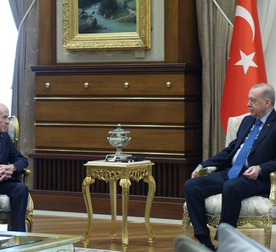 Erdoğan, Bahçeli ile görüştü