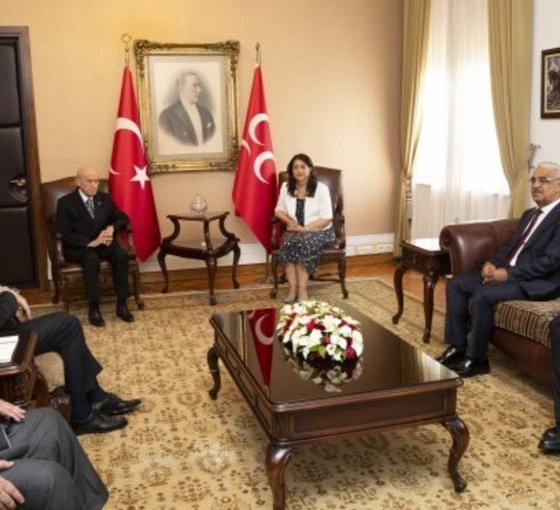 İmralı Heyeti, Meclis'te Bahçeli ile görüştü: Ortak bir tutuma ihtiyaç var