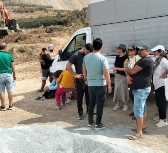 Samandağ'da mandalina bahçeleri nöbetine müdahale: 2 gözaltı