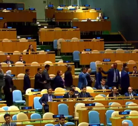 Netanyahu boş salona konuştu; BM Genel Kurulu'nda çok sayıda ülke temsilcisi salonu terk etti