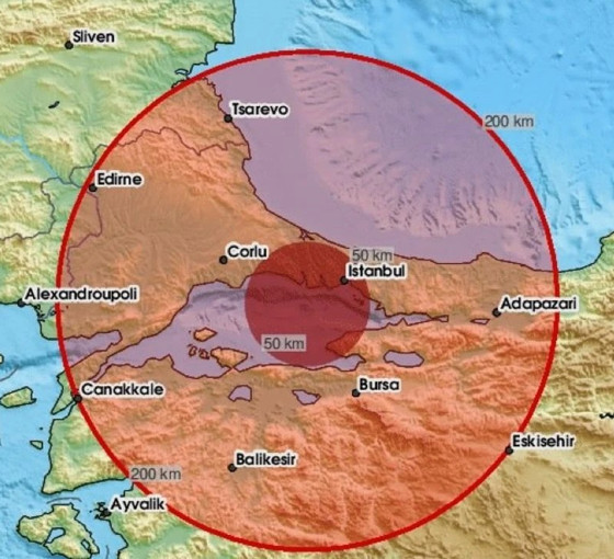 Marmara Denizi'nde 5 büyüklüğünde deprem