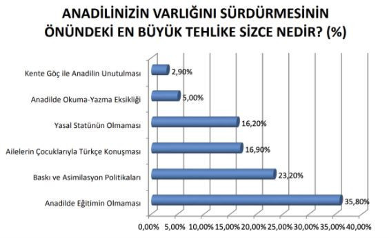 Devlet kurumlarında çalışanların yarıdan fazlası anadilinde konuşmaya çekiniyor - Resim : 23