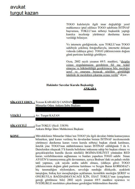 Sedat Peker'in iddiaları sonrası Esat Toklu hakkında ‘meslekten men’ başvurusu - Resim : 1