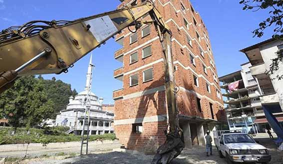 Ordu'da emsal yıkım - Resim : 1