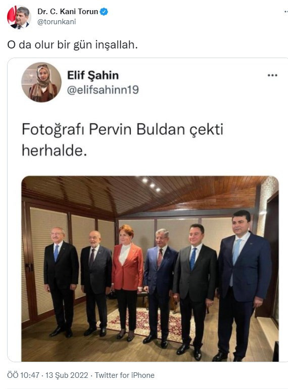 Gelecek Partisi'nden 'Pervin Buldan' mesajı: O da olur bir gün inşallah - Resim : 1