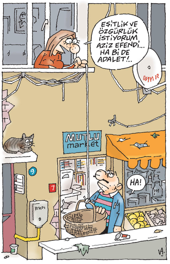 Karikatürist Latif Demirci Hürriyet'ten ayrıldı - Resim : 1