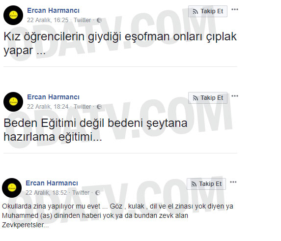 'Eşofman giymek zina yapmaktır' diyen öğretmene soruşturma - Resim : 3