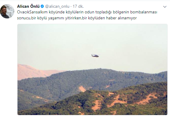 'Köylüler bombalandı, bir kişi öldü' - Resim : 1