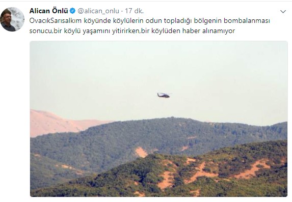 'Köylüler bombalandı, bir kişi öldü' - Resim : 1