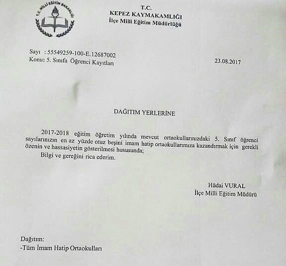 MEB: 5’inci sınıf öğrencileri imam hatiplere kazandırın - Resim : 1