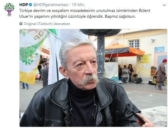 Dev Genç liderlerinden Bülent Uluer yaşamını yitirdi - Resim : 1