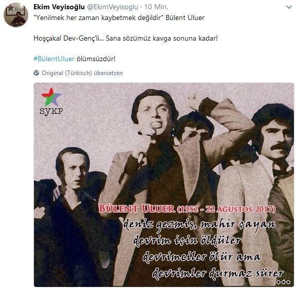 Dev Genç liderlerinden Bülent Uluer yaşamını yitirdi - Resim : 5