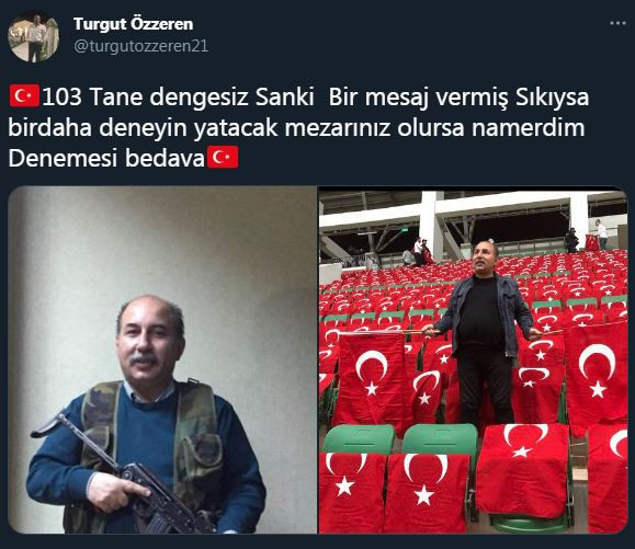 AKP'li yöneticiden 104 emekli amirale silahlı tehdit: Mezarınız olursa namerdim - Resim : 1