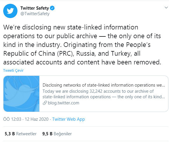 Twitter, AKP gençlik örgütlenmesiyle bağlantılı 7 bin 340 hesabı kapattığını açıkladı - Resim : 1