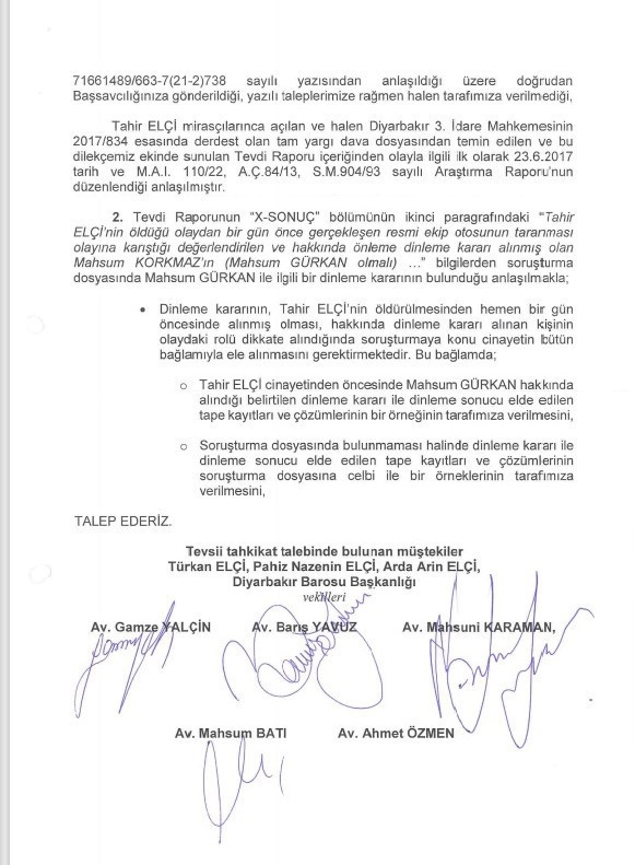 BİMER’e dilekçe yazan polis: İstihbarat Mahsum Gürkan’ı izliyordu - Resim : 1