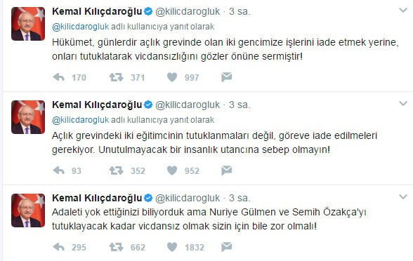 'Tutuklamayın, göreve iade edin' - Resim : 1