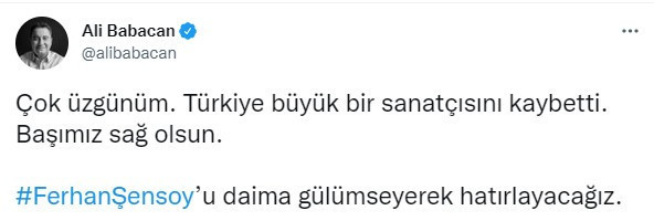 Çok sayıda isimden Ferhan Şensoy mesajı: Dik duruşunla hep ışık oldun - Resim : 14
