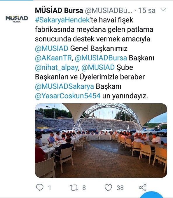 MÜSİAD'dan 'yemek' açıklaması: Keyif çatmıyorduk - Resim : 1