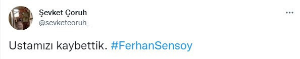 Çok sayıda isimden Ferhan Şensoy mesajı: Dik duruşunla hep ışık oldun - Resim : 1