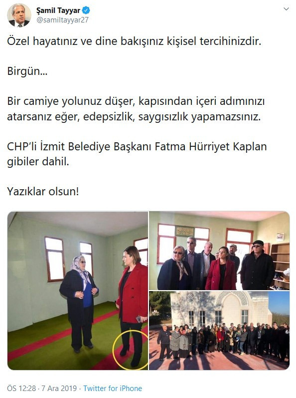 'Camiye ayakkabılarıyla girdiler' iddiası asılsız çıktı: Cami değil ardiye - Resim : 1