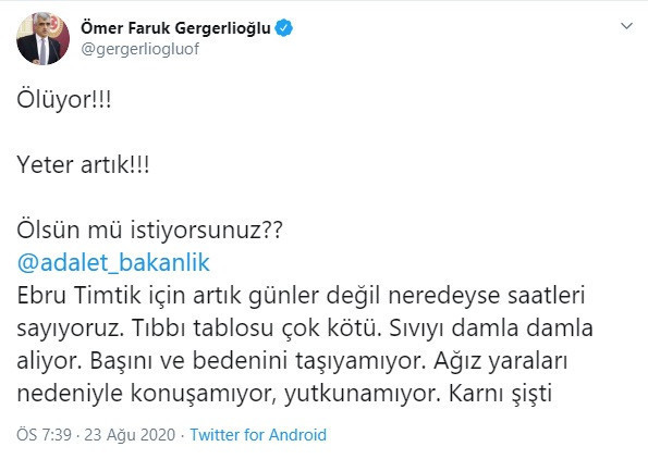 Ölüm orucundaki avukat Ebru Timtik'in durumu kötüleşti: Yarın geç olabilir! - Resim : 2