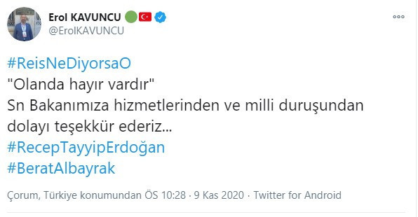 AKP'li vekil: Reisimiz ne diyorsa o - Resim : 1
