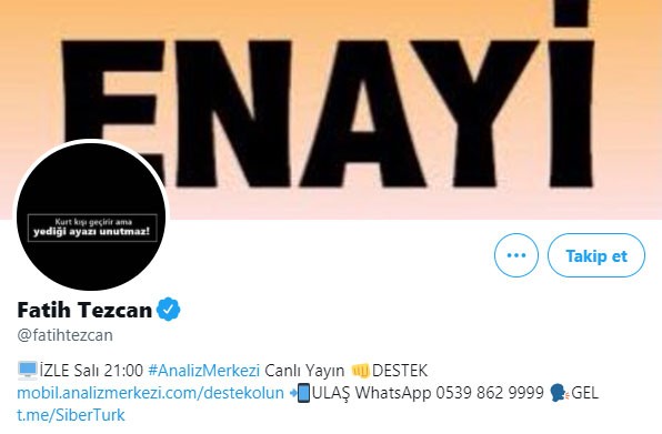 Fatih Tezcan, profiline 'ENAYİ' yazıp ortadan kayboldu: Sedat Peker, daha hiçbir şey konuşmadı - Resim : 1
