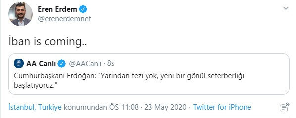 Erdoğan 'yeni bir gönül seferberliği başlatıyoruz' dedi: 'IBAN geliyor' - Resim : 1