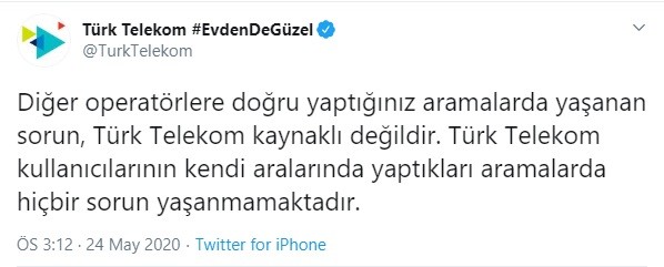 GSM operatörlerinden arama sıkıntısına ilişkin bir birini suçlayan açıklamalar - Resim : 3