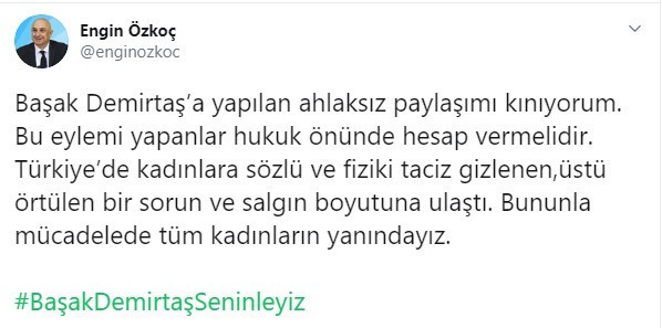 Tehdit edilen Başak Demirtaş'a sosyal medyada büyük destek - Resim : 4