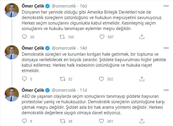 AKP Sözcüsü Çelik: Seçim sonuçlarını ve hukuku tanımayan eylemler meşru değildir - Resim : 1