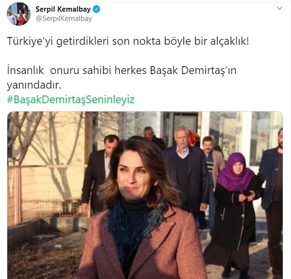 Tehdit edilen Başak Demirtaş'a sosyal medyada büyük destek - Resim : 6