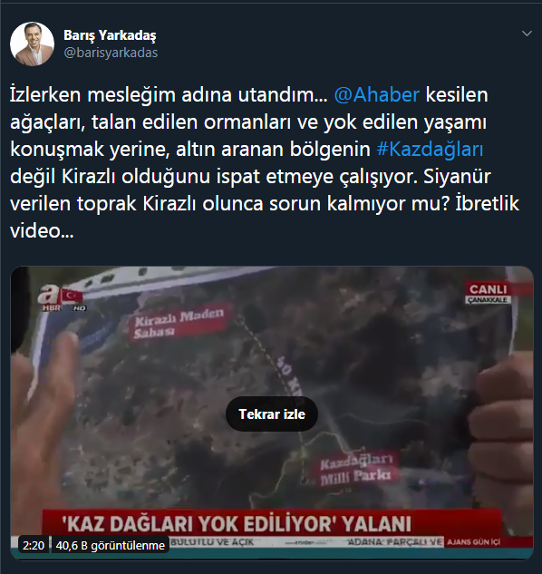 A Haber'in yayınına Yarkadaş'tan tepki: İzlerken mesleğim adına utandım - Resim : 1