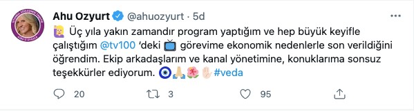 Ahu Özyurt'un görevine son verildi - Resim : 1