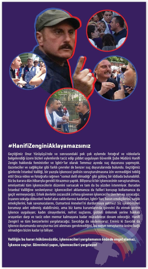 Valilik, Polis Amiri Hanifi Zengin’in soruşturulmasına izin vermedi - Resim : 1