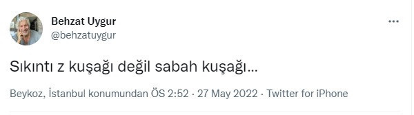 Behzat Uygur'dan Hakan Ural'a: Sıkıntı Z kuşağı değil sabah kuşağı - Resim : 1