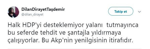 Erdoğan'ın ‘kayyım atarız’ sözlerine HDP'den yanıt: Yenilginin itirafı - Resim : 1